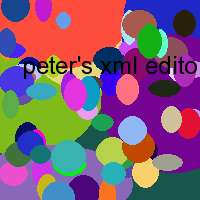 peter's xml editor